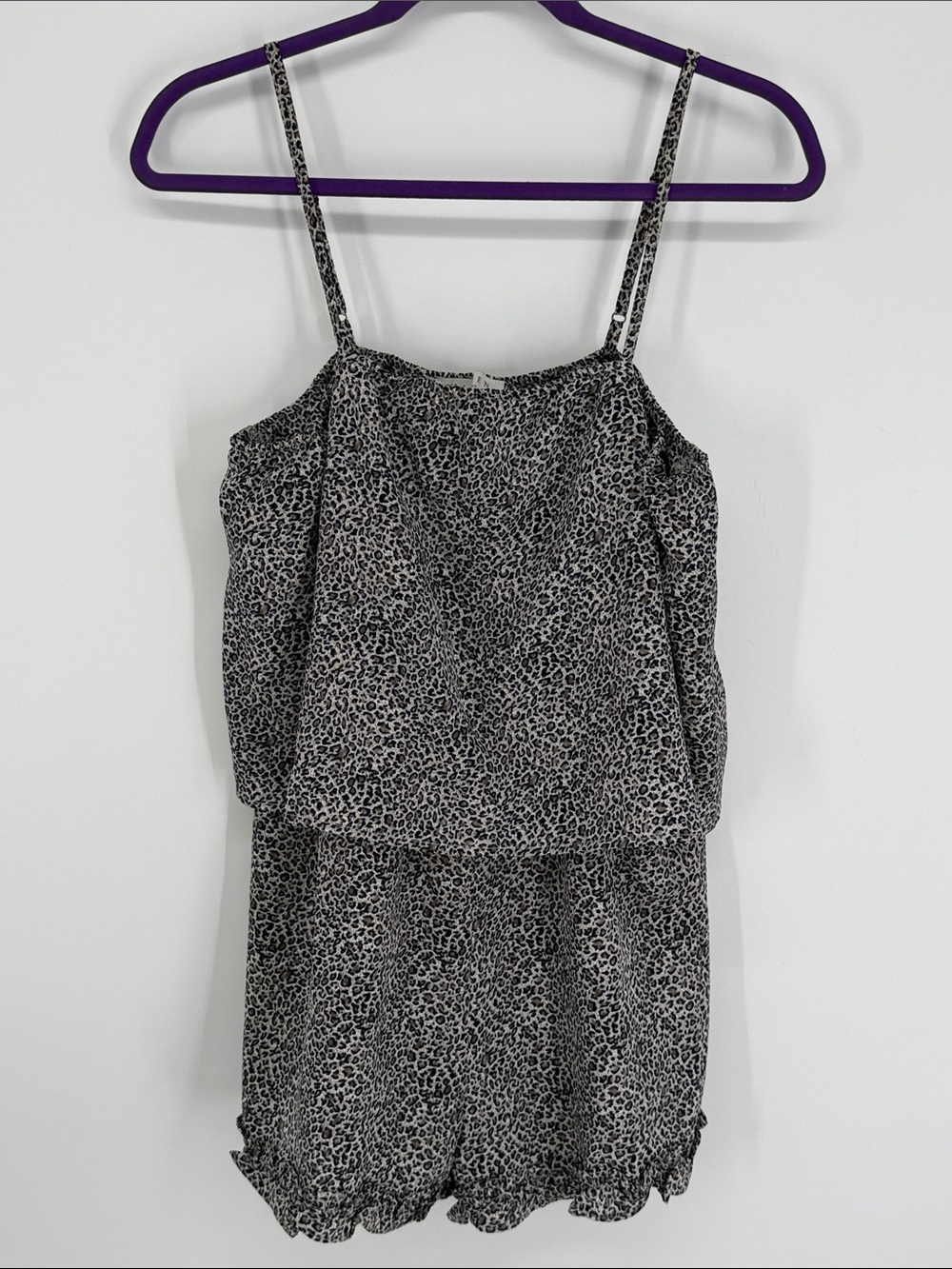 Hayden Los Angeles Animal Print Playset Romper Size Small